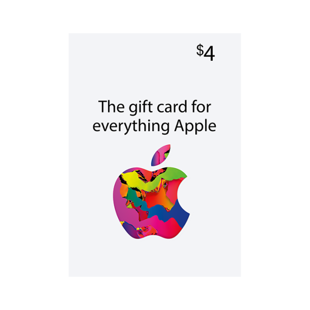 Apple iTunes Gift Card $4 (US Store)