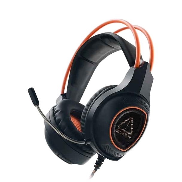 CANYON Nightfall GH-7 Gaming Headset with 7.1 USB Connector, Orange LED Backlight